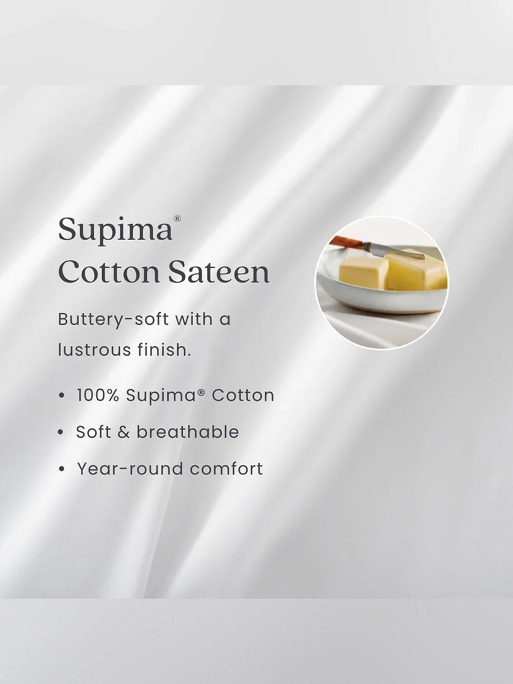 NWT - The Company Store Sateen Duvet Cover - Twin